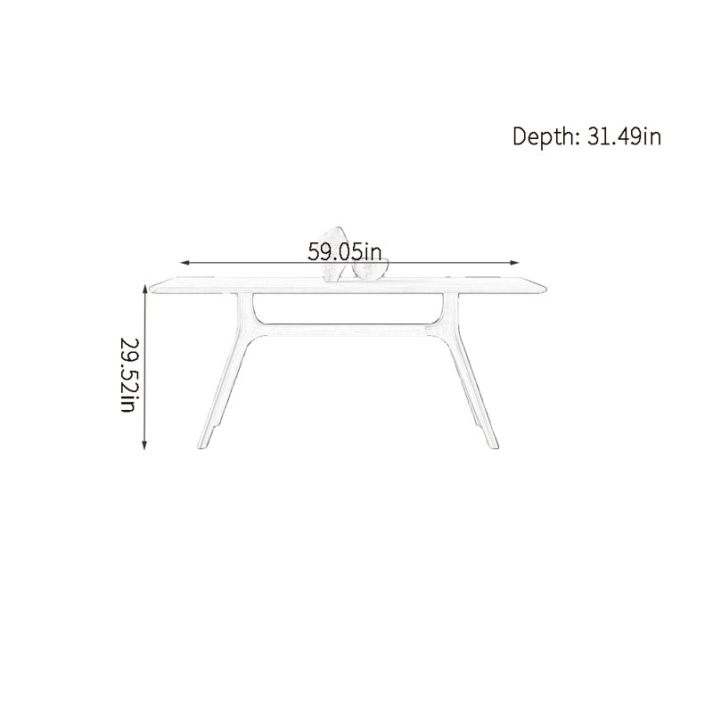 Selway, H 29,52 po x L 59,05 po x l 31,49 po