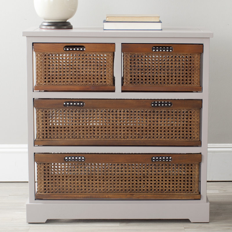 Chara 4 Drawer Chest, Grey