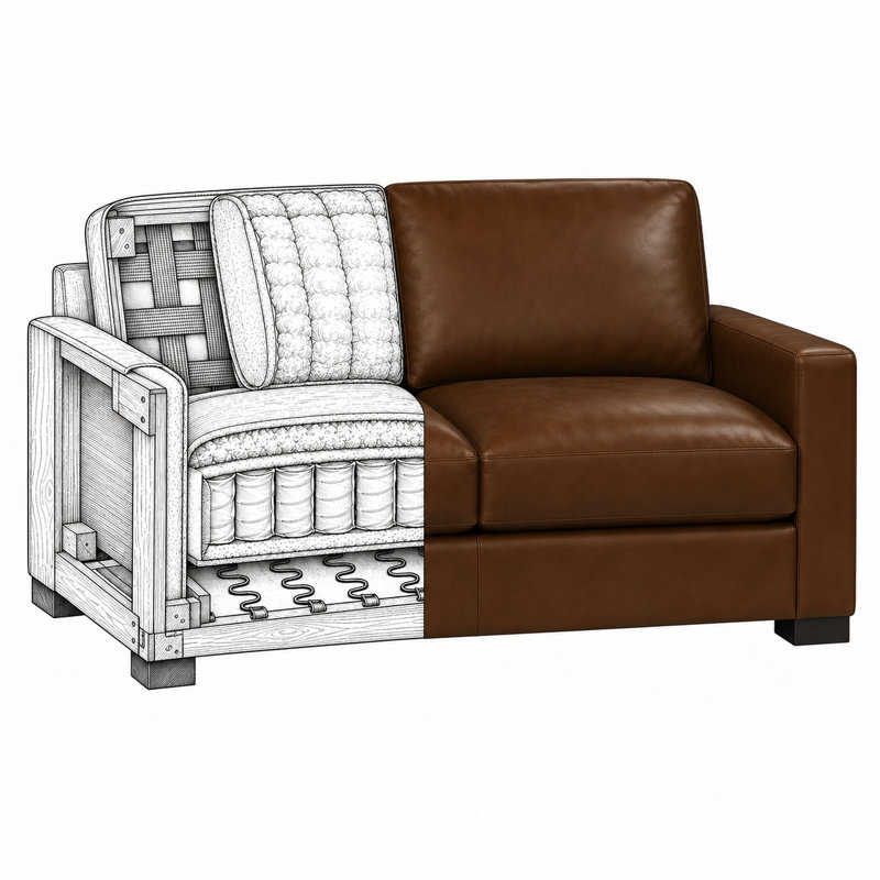 Canapé 90 po Amberella Heirloom, H 32 po x l 64 po x P 41 po