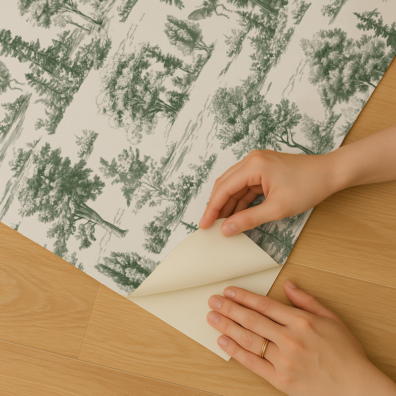 Papier peint adhésif Mothman Novelty Toile, Sauge