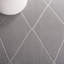 Tapis gris en polyester tissé à la main Iarla-1901676330