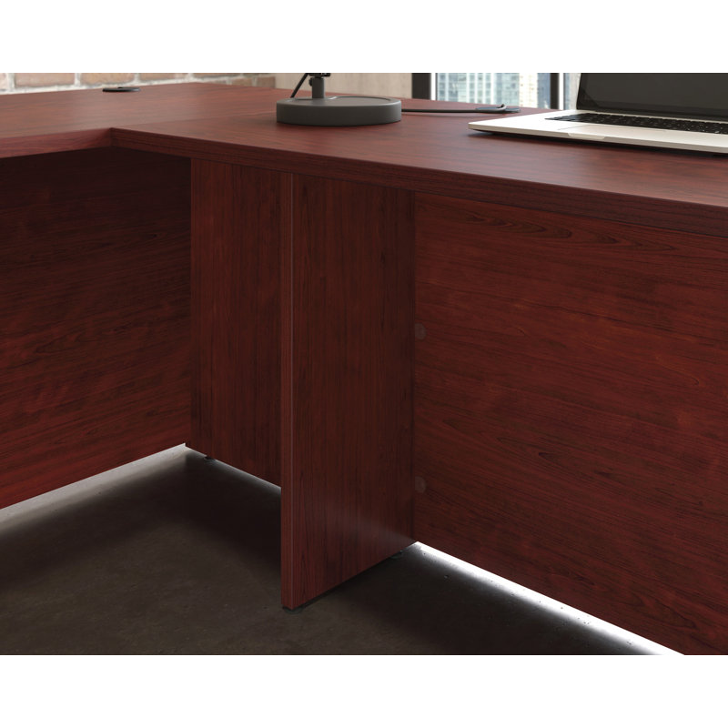 Harriss 24 bureau coquille / Cred / retour Ne, Cerisier classique, H 29,291 po x l 59,055 po x P 23,465 po