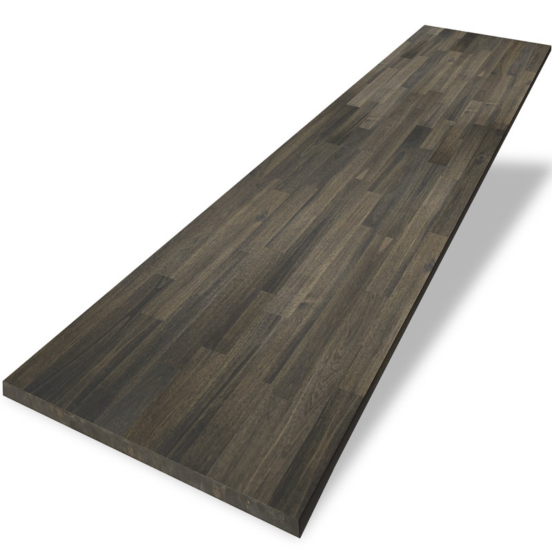 Plateau de table en bois d'acacia massif Gladys, surface durable et personnalisable pour bureau de bricolage, bureau, table de salle à manger, comptoir de cuisine
