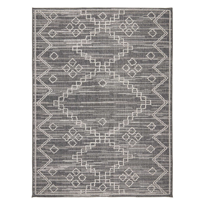 Tapis intérieur / extérieur Denelle, Rectangle 6 pi 7 po x 9 pi 4 po