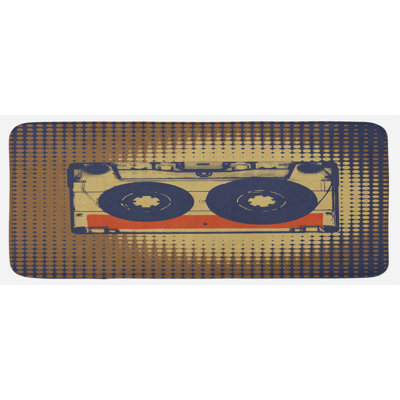 Modern & Contemporary Solid Color Polyester Kitchen Mat