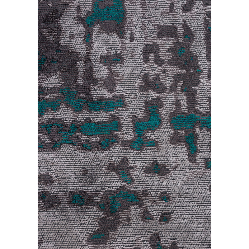 Beriguette Abstract Hand Loom Indoor / Outdoor Area Rug, Rectangle 5'3" x 7'7"