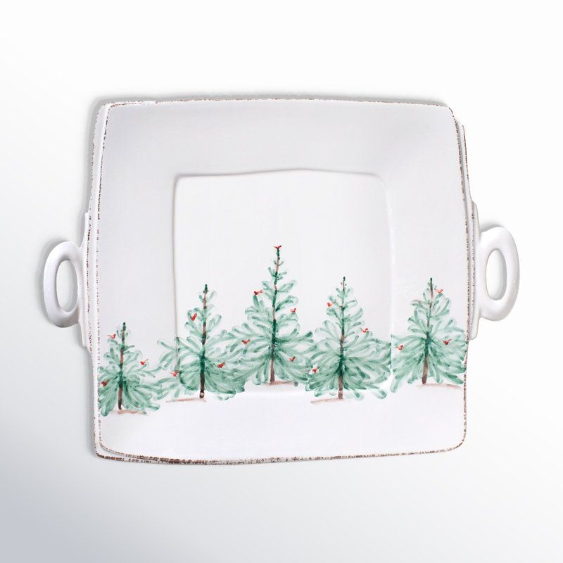 Lastra Holiday Stoneware Platter