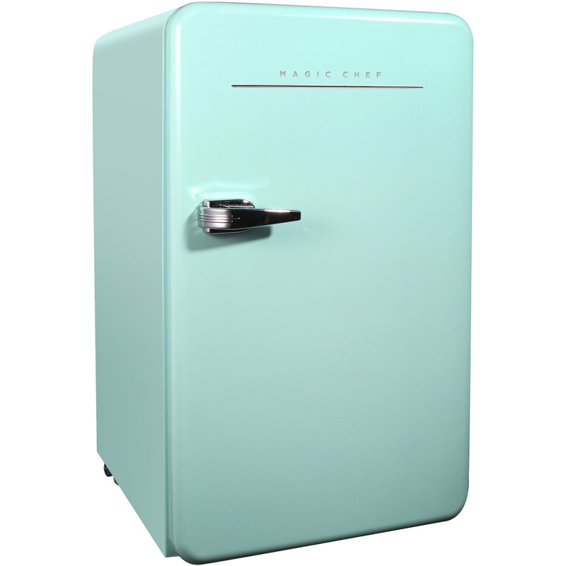 3,2 pieds cubes Mini réfrigérateur vert en vert menthe sans congélateur, Vert menthe