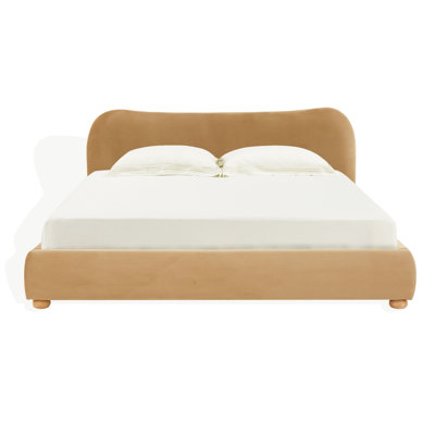 Liza Velvet Upholstered Bed