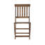 Glyndon 2 - Person Acacia Wood Patio Dining Set with Round Table