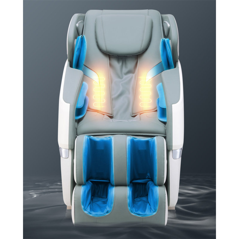 Massage Chairs SL Track Full Body Massage Recliner With Foot Roller,Airbag Massage,Zero Gravitytooth Speaker, Black