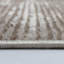 Tapis beige / vison en polypropylène tissé à la machine Disrupt-575128851