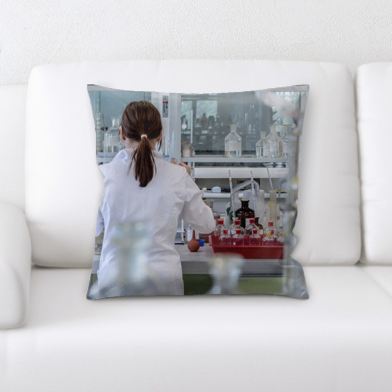 Microsuede Throw Pillow