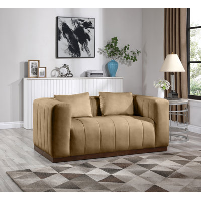 Mallina Vegan Leather Loveseat