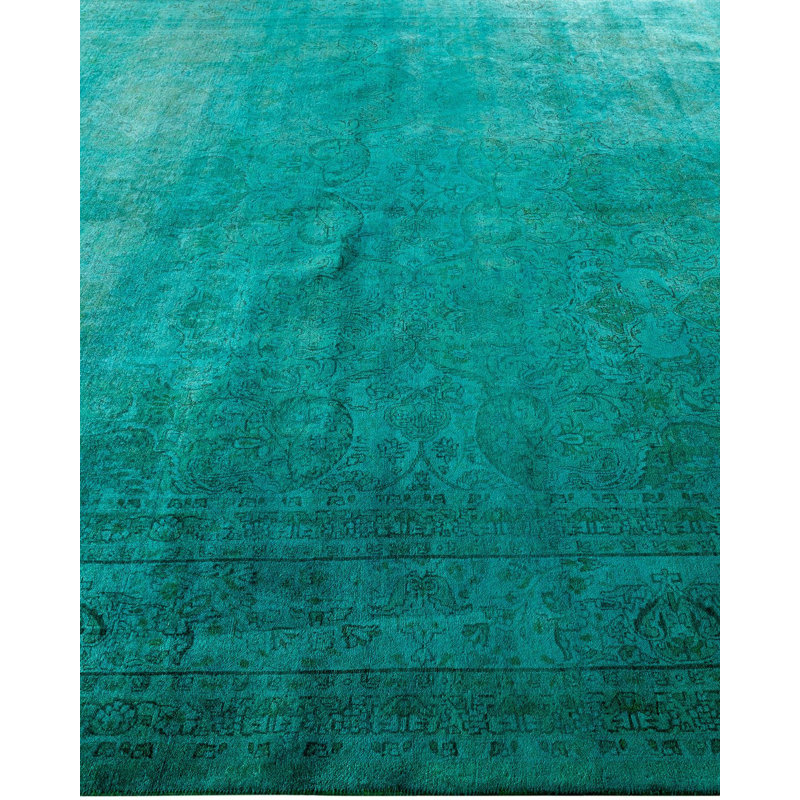 Overyed One-of-a-Kind Rectangle 8'2" X 10'2" Hand Knotted Area Rug