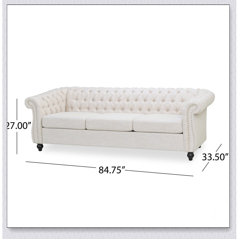 Canapé 3 places avec base solide, confortable, durable et magnifique