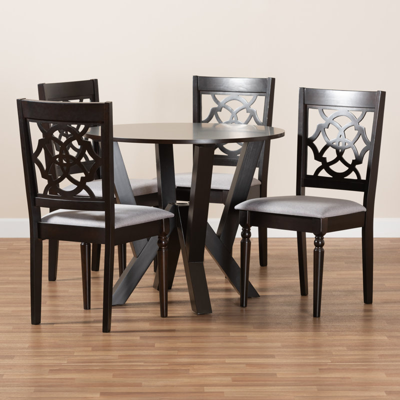 4 - Person Solid Wood Solid Wood Top Four Leg Dining Set