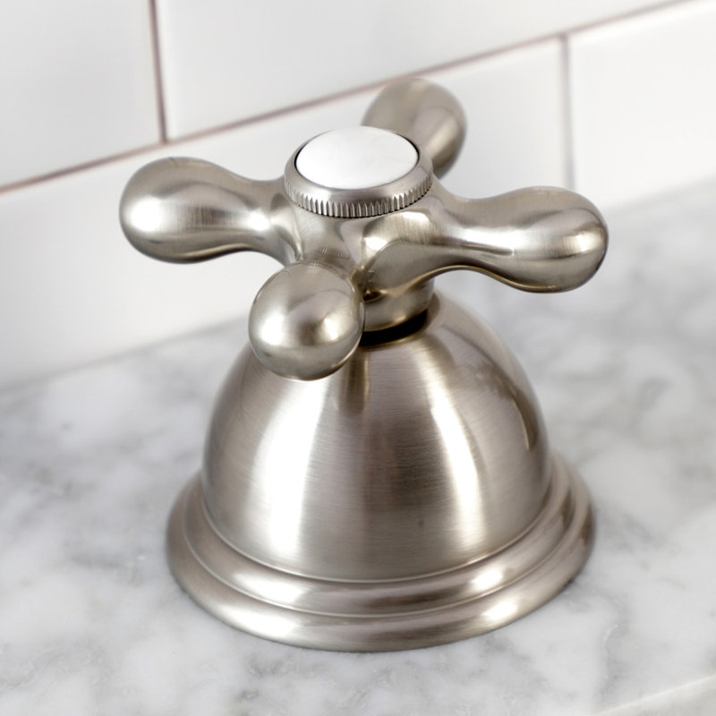 Kingston Brass Deck Mount Hand Shower with Diverter for Roman Tub Faucet, Brushed Nickel