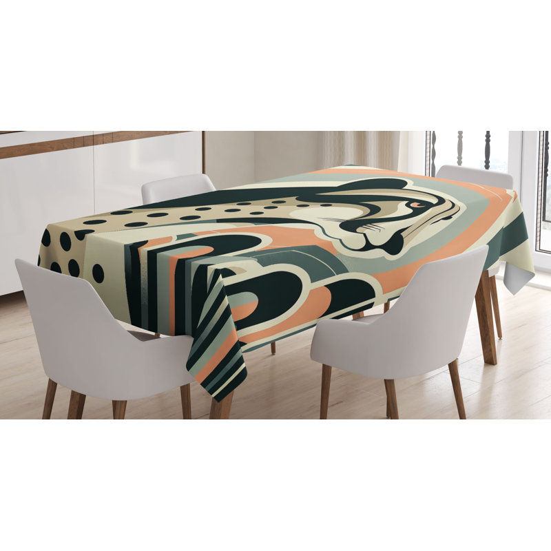 Roldene Rectangle No Pattern Microfiber Tablecloth, 90" Rectangle