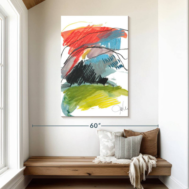 Avery Abstract Landscape No. 40, 48" H x 32" W