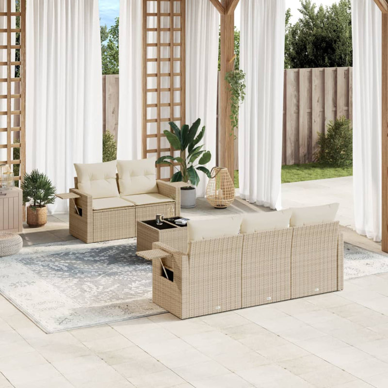  Garden Sofa Set Beige