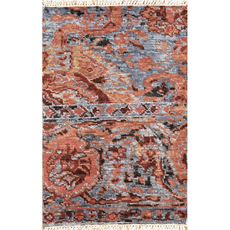Shangri-La Hand Knotted Wool Indoor Rug, Sample 2' x 3'