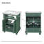 Meuble-lavabo moderne de 24 po avec tiroir basculant et charnières à fermeture en douceur, armoire de salle de bain avec structure ouverte au dos, pieds tournés en boule avec élégance française-129675009