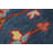 Blue & Orange Wool Oushak Indian Large Rug 12x15