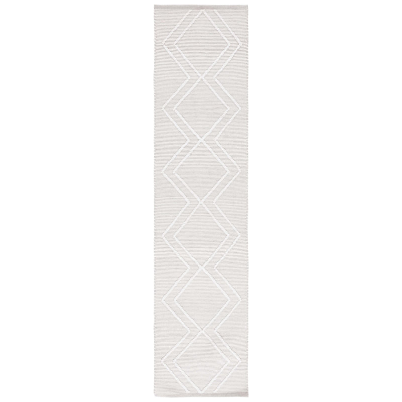 Tapis géométrique tissé à la main Kilim, Tapis de couloir 2 pi 3 po x 9 pi