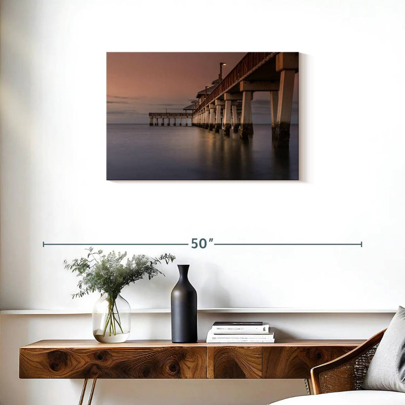 Aletra Myers Boardwalk Sunset, H 20 po x l 30 po