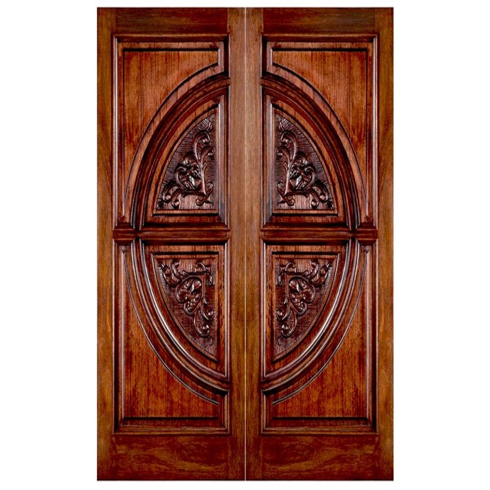 ETO DOORS Paneled Manufactured Wood Hand Carved Standard Door | Wayfair