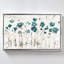 "Abstract Balance IV Blue" par Lisa Audit, reproduction sur toile dans un cadre flottant-110965053-110965061