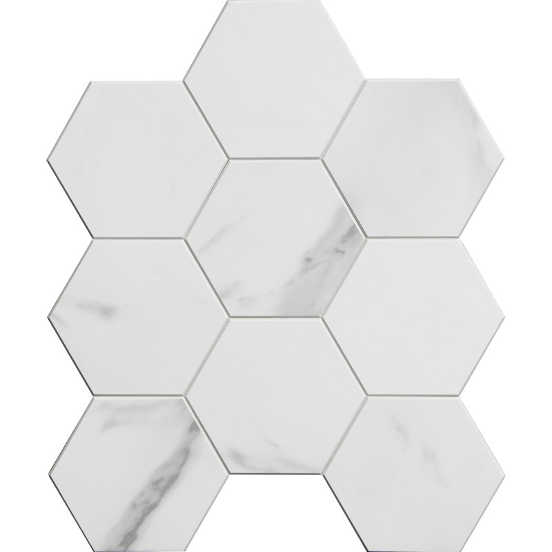 9.92 in. W x 8.74 in. L Fireplace Surround and Shower Peel and Stick Mosaic Tile