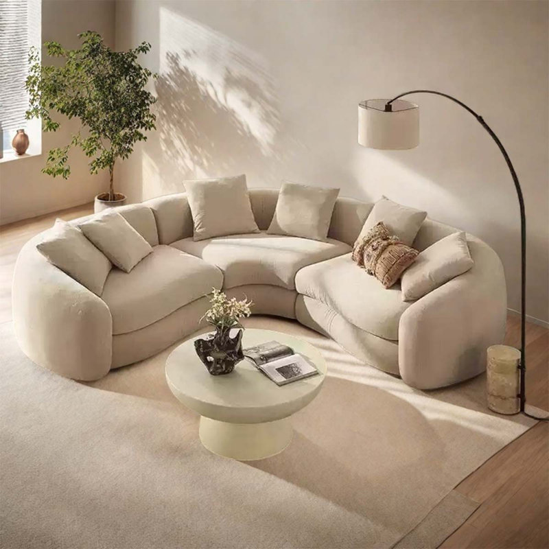Combinaison de table basse beige