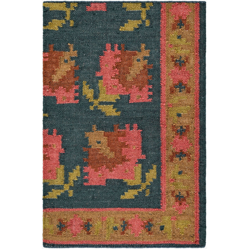 Patricia Rodi x Livabliss Otis Rug, Teal, Pink, Brown, Rust, Light Green, Rectangle 152 x 230 cm