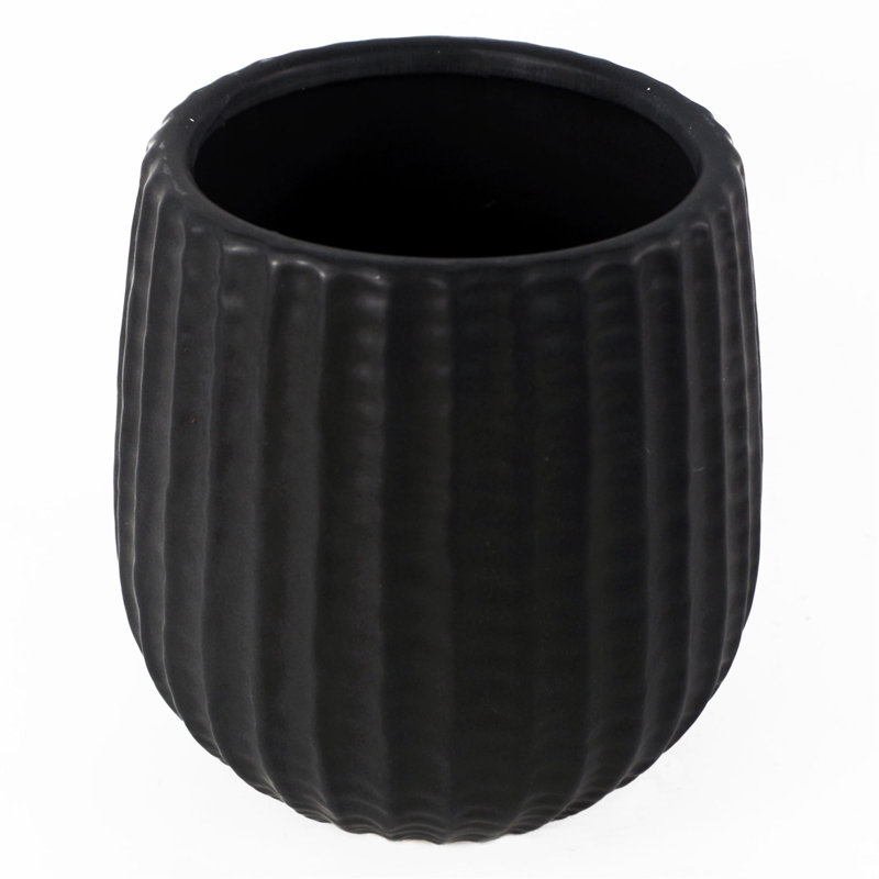 Ceramic Cachepot, Black