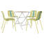 Portable Dining Table Sets(Must include both Table and Chair) Modern Metal Patio
