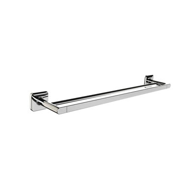 Vapour Wall-Mounted 24" Double Towel Bar - Chrome, Premium Brass Construction, Installation Hardware Included