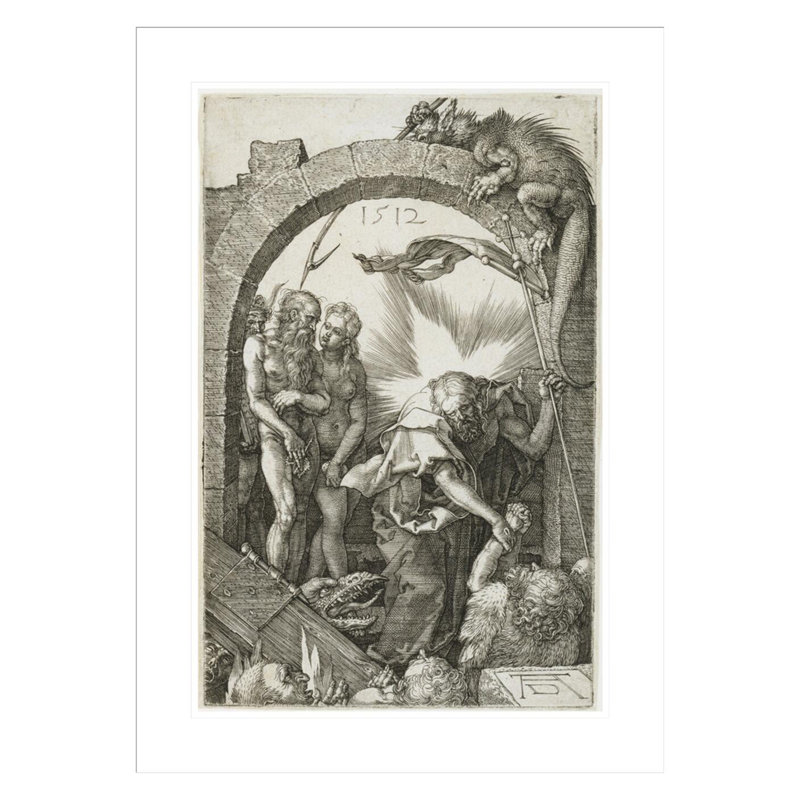 «Christ in Limbo» par Albrecht Dürer, impression giclée encadrée, 29.5" H x 21.47" W