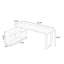 Bureau rectangulaire en bois massif avec 2 tiroirs Burlywood-1906326804-2123964391