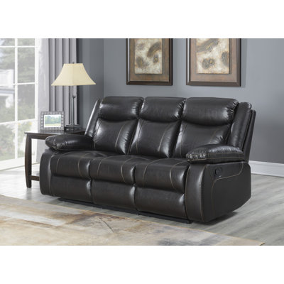 Yamilee 78.7'' Faux Leather Reclining Sofa
