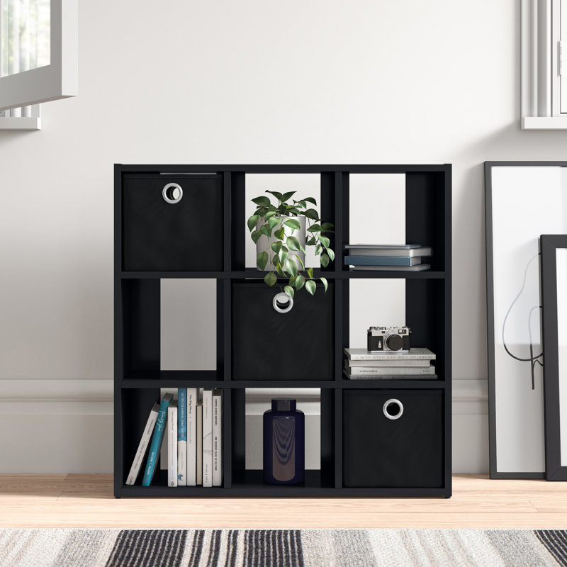Inaayah Bookcase, Espresso / Black