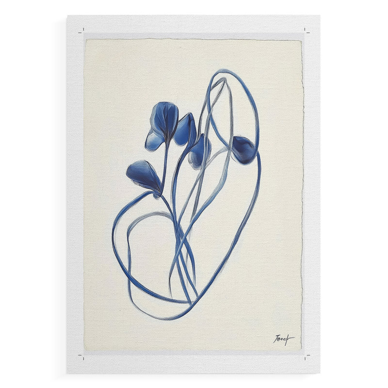 Série FLORAL DCXLV - Impression sur toile seulement - NON CADRE, H 18 po x l 12 po