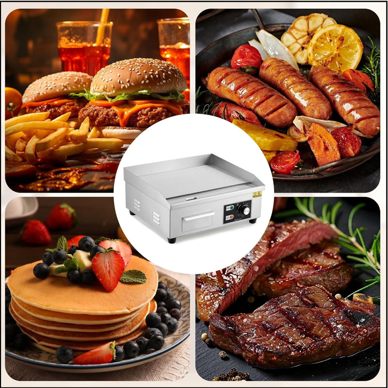 Stainless Steel Griddle, 30.5cm x 45.7cm