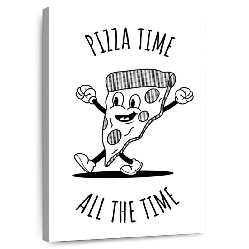 Yarlin Pizza Time White, 24" H x 16" W