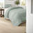 Elegant Sage Bedding Sets, Cozy Polyester Comfort, Romantic Floral Design