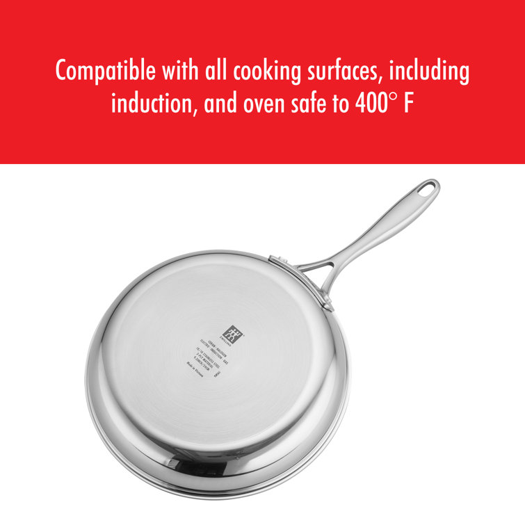 Zwilling Clad CFX 10 Stainless Steel Ceramic Nonstick Fry Pan