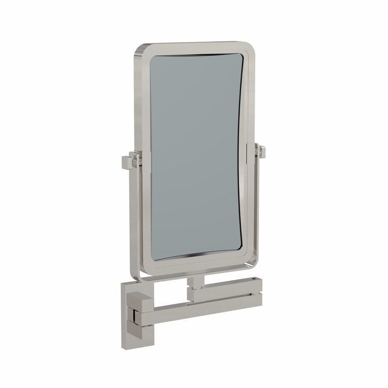 Aluminium Rectangle Mirror, Polished Nickel