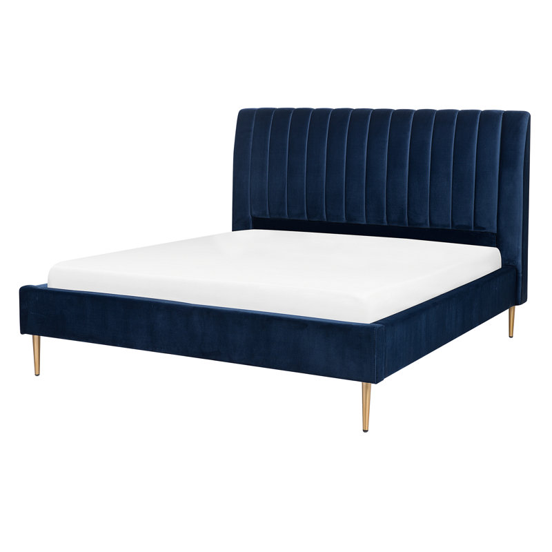 Julia Upholstered Velvet Bed