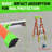 WFX Utility, 12 Ft, Fibreglass Cross Step Ladder, Type Ia, 300 Lb Load Capacity, 5D5E3D575DF44B0E9E8BE59926ADE3F6